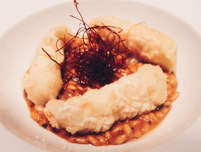 Lone Hotel Restaurant Scampi Risotto