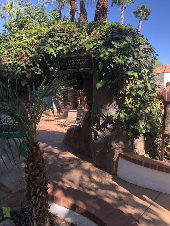 glen ivy hot springs massage - club mud entrance