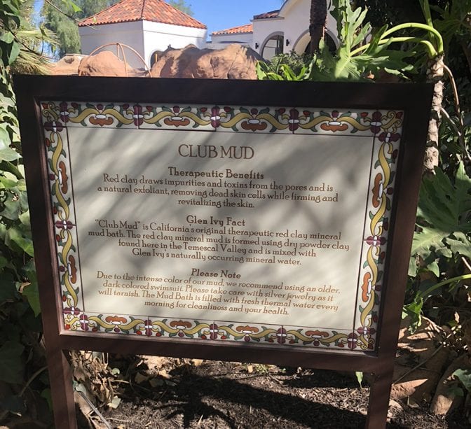 glen ivy hot springs massage - club mud