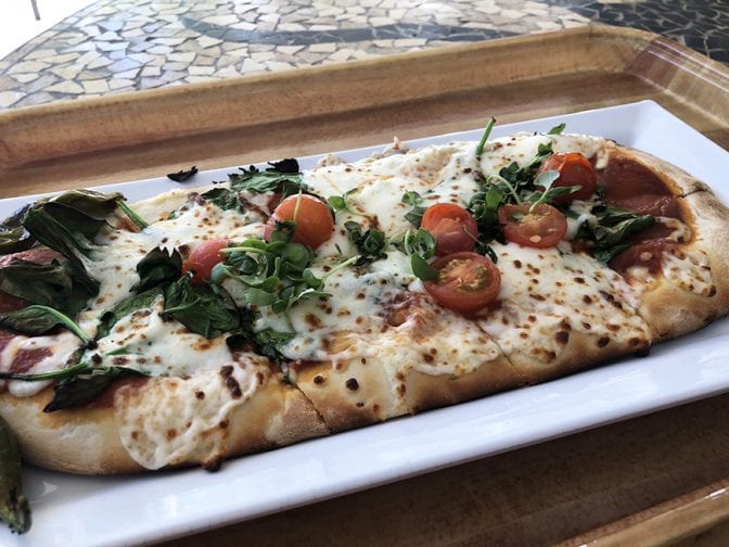 glen ivy hot springs massage - flatbread pizza