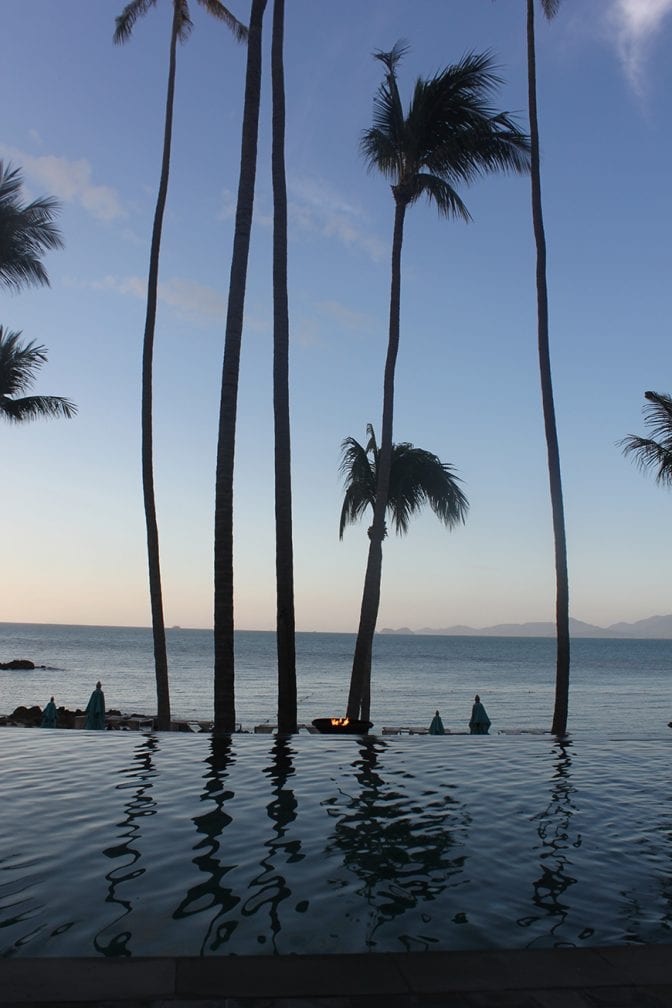 four seasons koh samui review - pool views
