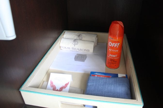 four seasons koh samui review - room amenities