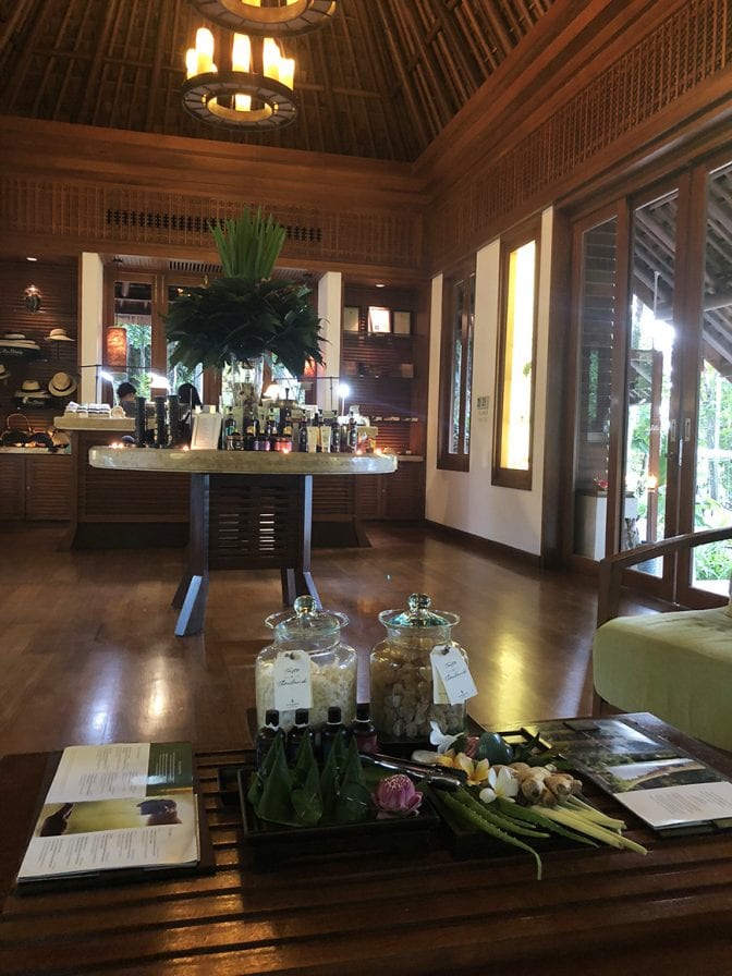 four seasons koh samui review - spa lobby