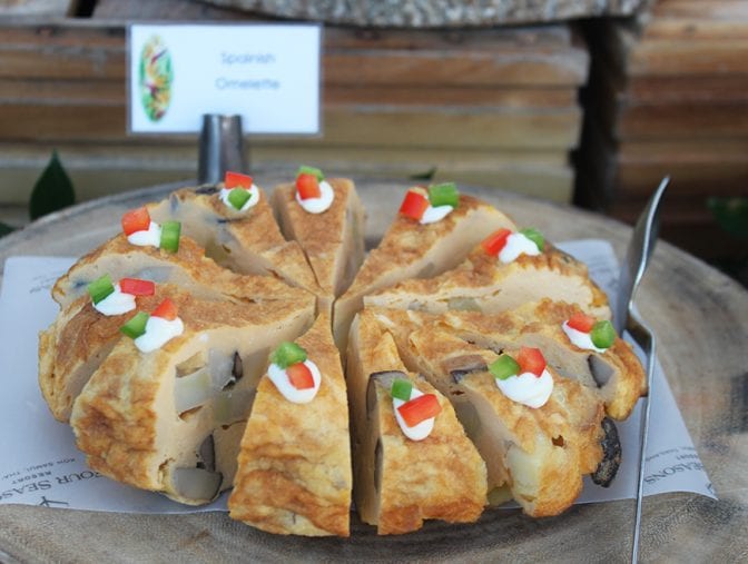 four seasons koh samui review - spanish omelette